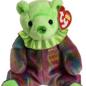 Ty Beanie Baby-Peridot AUGUST Birthstone Birthday